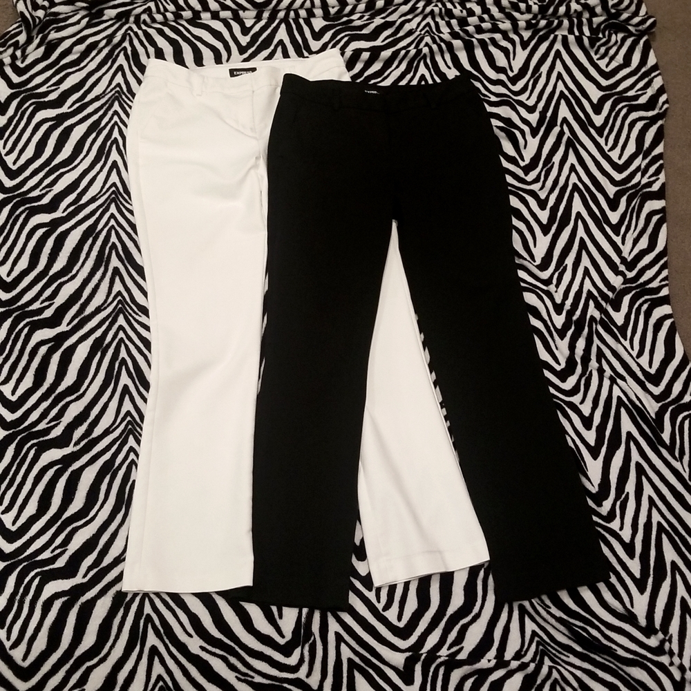Lot of 2 Express Columnist Barely Boot Pants size 6